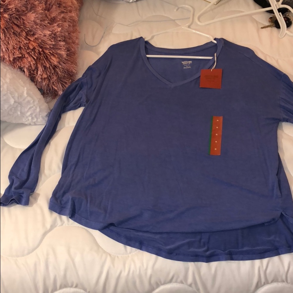 Blue Long Sleeved Tee